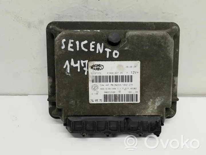 Fiat Seicento/600 Sterownik / Moduł ECU 55187372