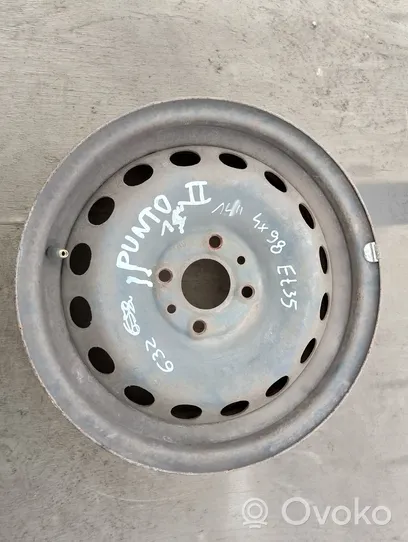 Fiat Punto (188) R 14 plieninis štampuotas ratlankis (-iai) 