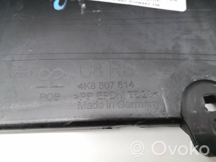 Audi RS6 C8 Moulure inférieure de pare-chocs arrière 4K8807514