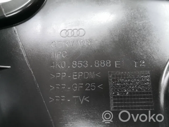 Audi A6 S6 C8 4K Moottorin alustan välipohjan roiskesuoja 4K0853888E