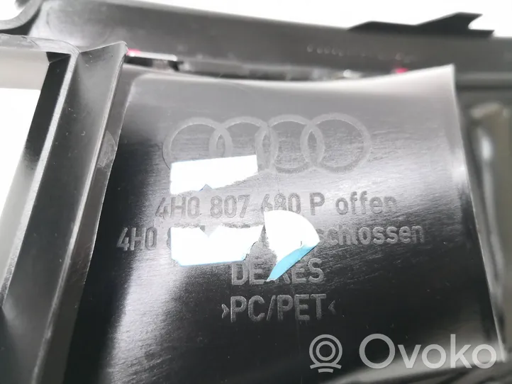 Audi A8 S8 D4 4H Etupuskurin alempi jäähdytinsäleikkö 4H0807480P