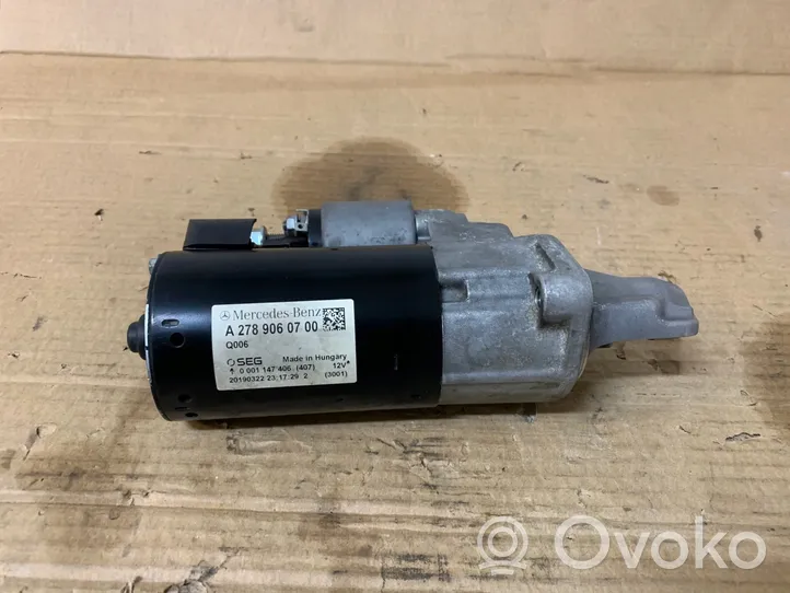 Mercedes-Benz C AMG W205 Starter motor A2789060700