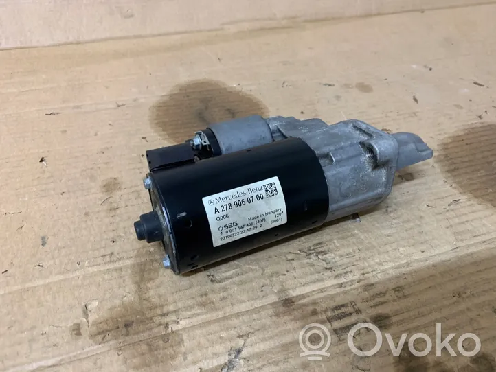 Mercedes-Benz C AMG W205 Starter motor A2789060700