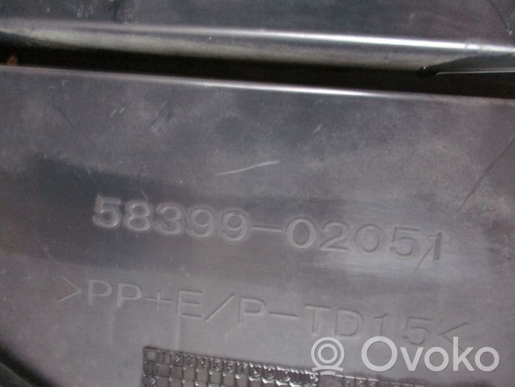 Toyota Auris E180 Trunk boot underbody cover/under tray 5839902051