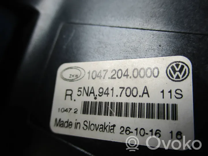Volkswagen Tiguan Światło przeciwmgłowe przednie 5NA941700A