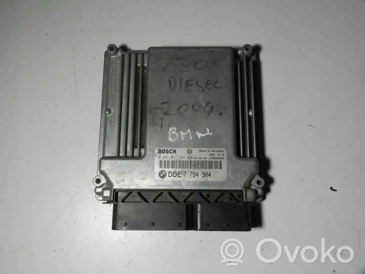 BMW 7 E65 E66 Calculateur moteur ECU 0281011231