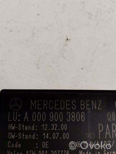 Mercedes-Benz C W205 Unidad de control/módulo PDC de aparcamiento A0009003806