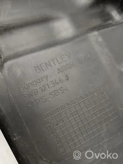 Bentley Continental Välijäähdyttimen ilmanohjauksen ilmakanava 3W0121346