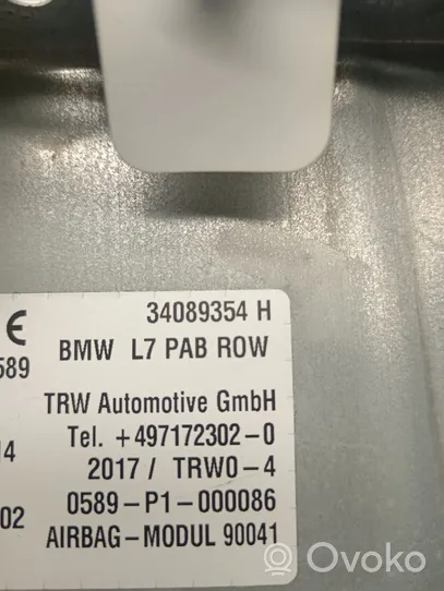 BMW 3 F30 F35 F31 Airbag del passeggero 34089354