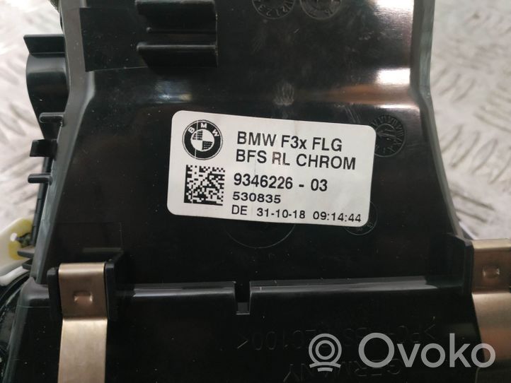BMW 3 F30 F35 F31 Garniture, panneau de grille d'aération 9346226