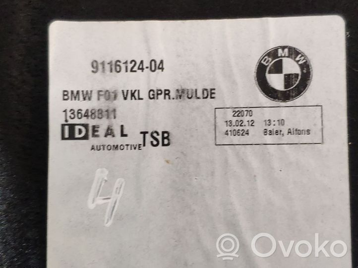 BMW 7 F01 F02 F03 F04 Seitenverkleidung hinten 9116124