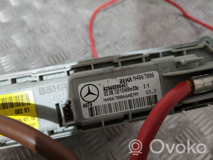 Mercedes-Benz E W212 Sähköinen ohjaamon lämmittimen säteilylämmitin 5HB009192
