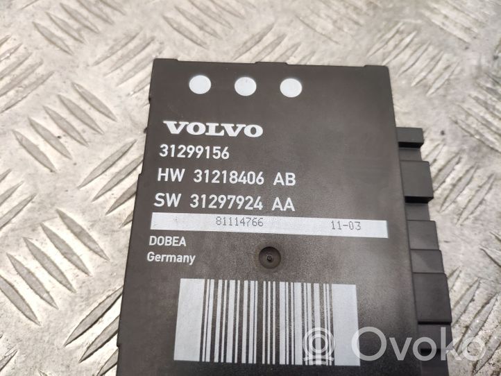 Volvo XC60 Tailgate/trunk control unit/module 31299156