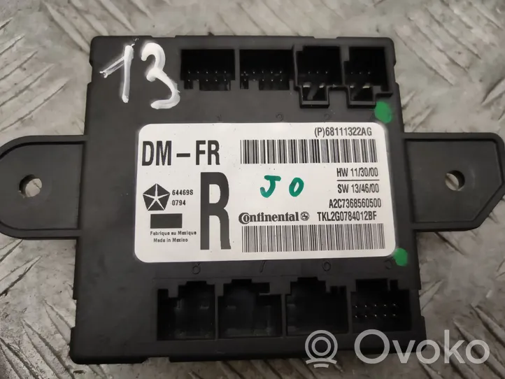 Jeep Cherokee Unité de commande module de porte A2C7368560500