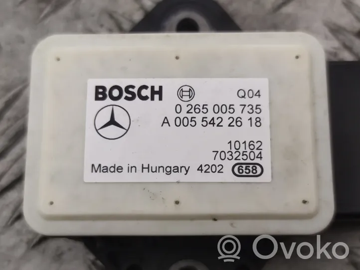 Mercedes-Benz E A207 Sensore di accelerazione A0055422618