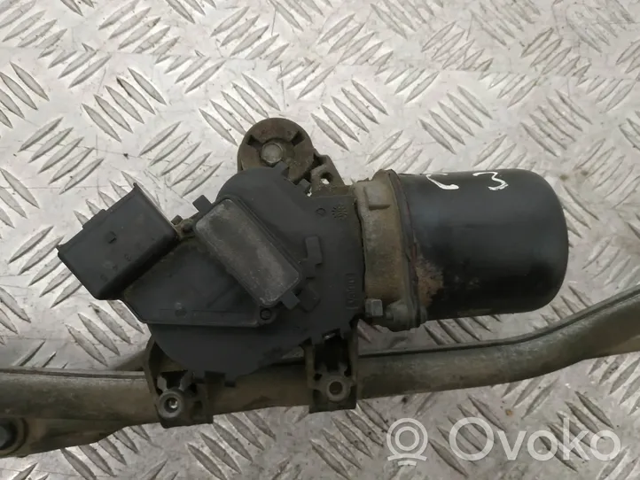 Citroen C3 Mechanizm i silniczek wycieraczek szyby przedniej / czołowej 53630187