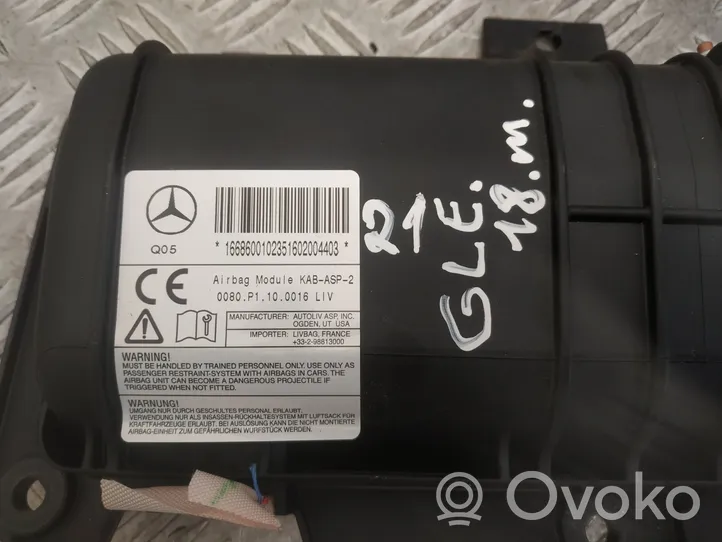 Mercedes-Benz GLE (W166 - C292) Airbag per le ginocchia 1668600102