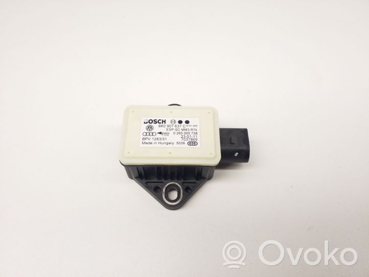 Audi A5 8T 8F Bouton interrupteur programme de stabilité ESP 8K907637C