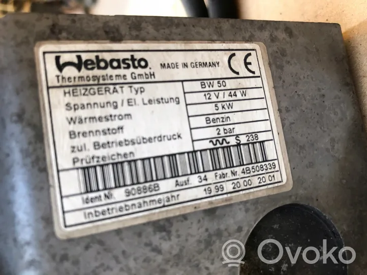 Volkswagen Bora Auxiliary pre-heater (Webasto) 90886B