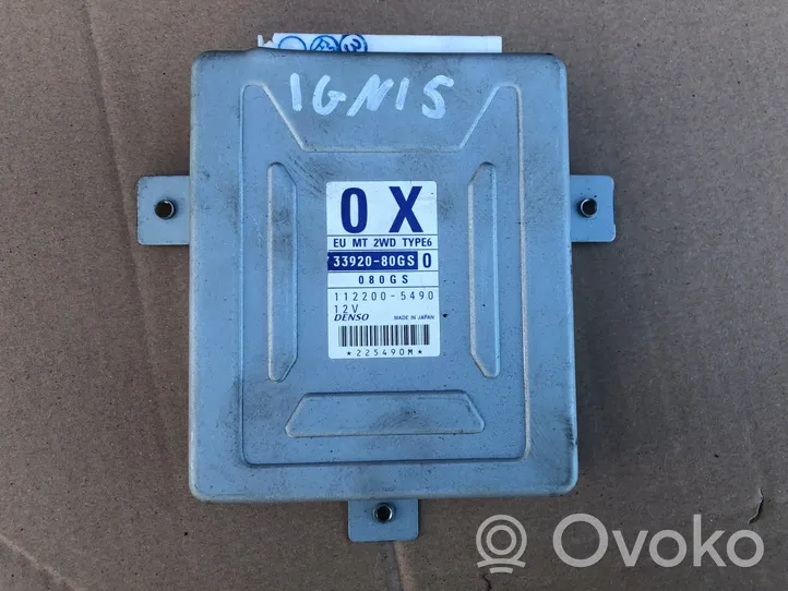 Suzuki Ignis Sterownik / Moduł ECU 3392080gs