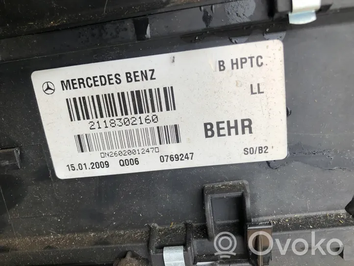 Mercedes-Benz E W211 Sisälämmityksen ilmastoinnin korin kokoonpano 2118302160