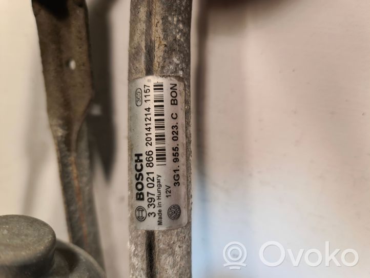 Volkswagen PASSAT B8 Mechanizm wycieraczek szyby przedniej / czołowej 3G1955023C