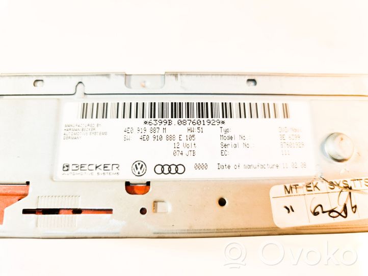 Audi A6 S6 C6 4F Mappe di navigazione su CD/DVD 4E0910888E