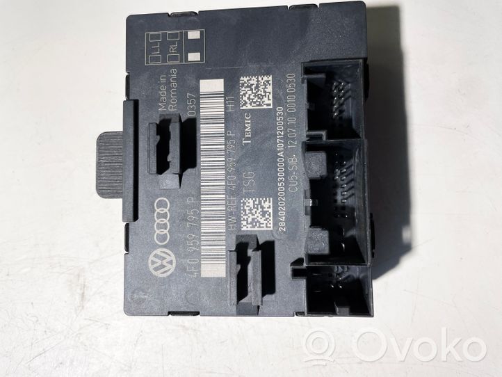 Audi Q7 4L Oven ohjainlaite/moduuli 4F0959795P