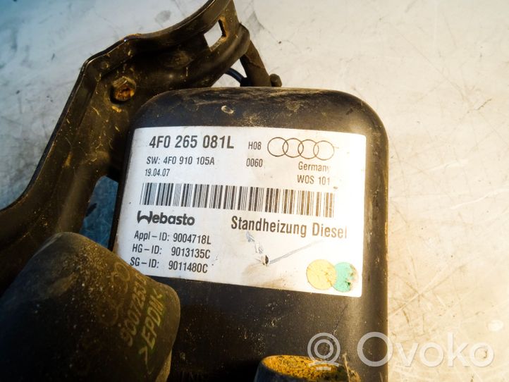 Audi A6 S6 C6 4F Auxiliary pre-heater (Webasto) 4F0265081L