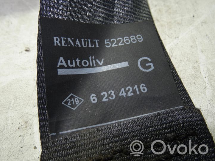 Renault Kangoo I Rear seatbelt 522689