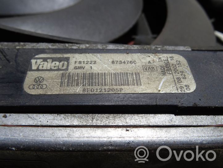 Audi A4 S4 B6 8E 8H Elektryczny wentylator chłodnicy 8E0121205P