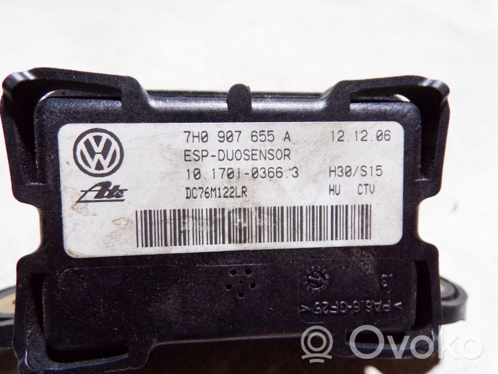 Volkswagen Caddy Vakaajan pitkittäiskiihtyvyystunnistin (ESP) 7H0907655A