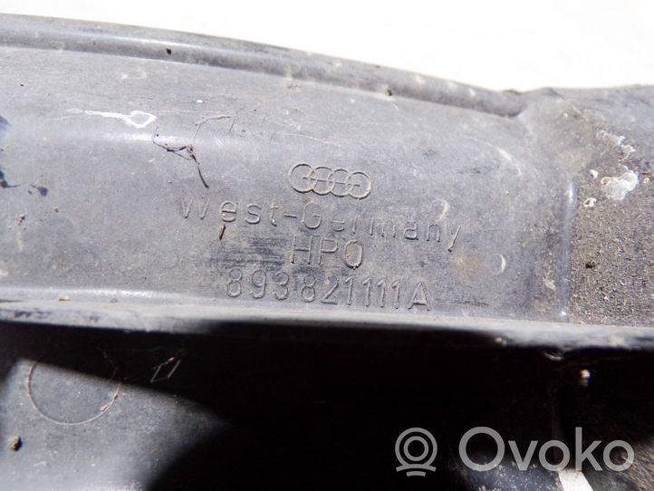 Audi 80 90 B3 Rivestimento paraspruzzi passaruota anteriore 893821111A