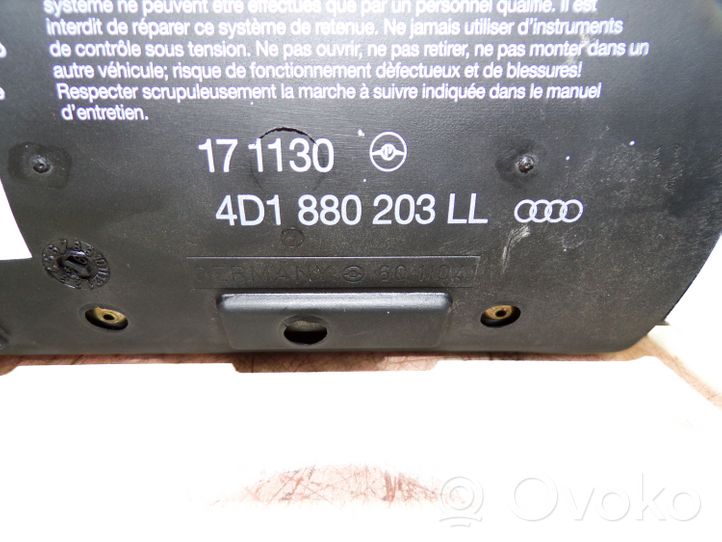 Audi A8 S8 D2 4D Airbag del passeggero 4D1880203LL