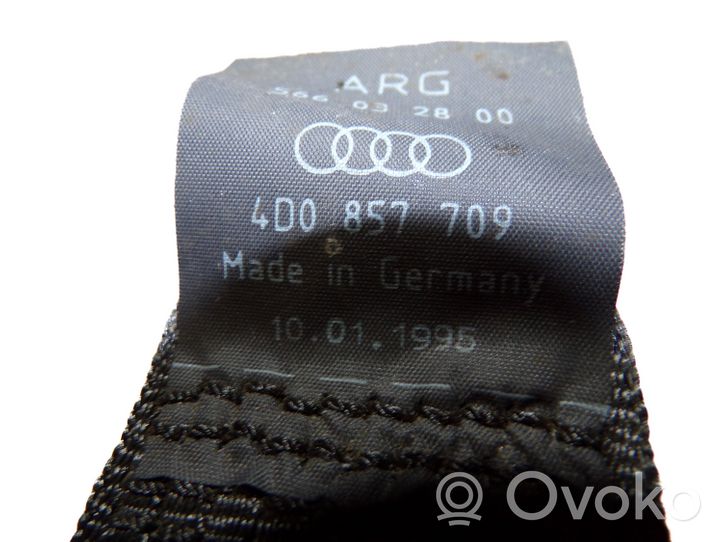 Audi A8 S8 D2 4D Pas bezpieczeństwa fotela tylnego 4D0857709