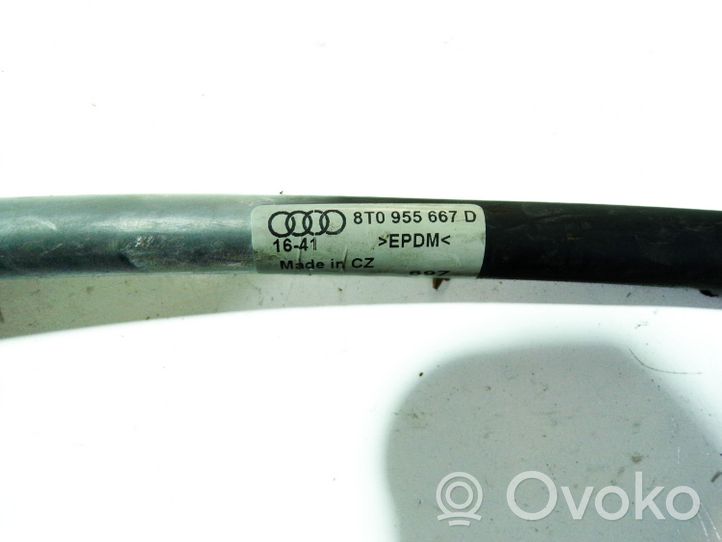 Audi A5 8T 8F Žibintų apiplovimo skysčio žarnelė (-ės) 8T0955667D