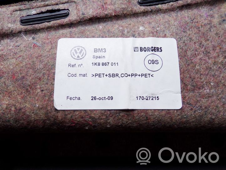 Volkswagen Scirocco Boczki / Poszycie drzwi przednich 1K8867011