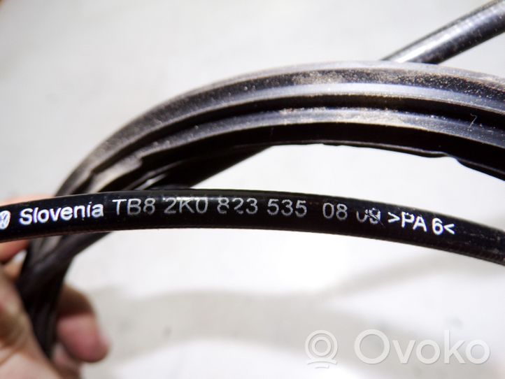 Volkswagen Caddy Cable de apertura del capó/tapa del motor 1T0823591B