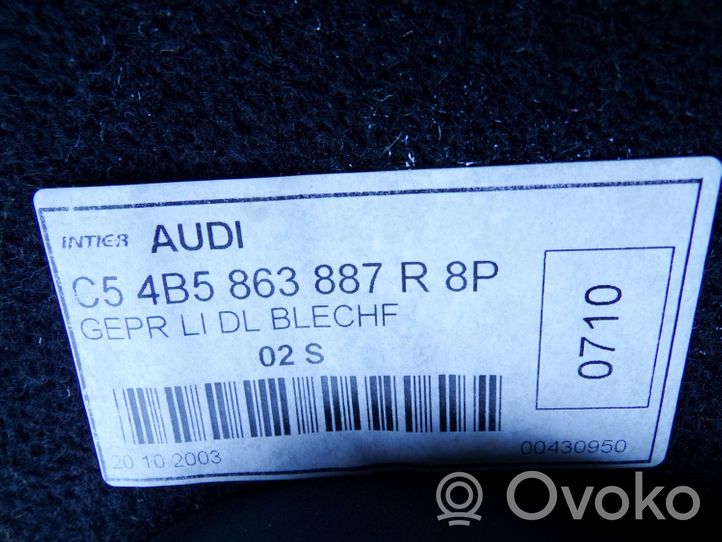 Audi A6 S6 C5 4B Šoninis apdailos skydas 4B5863887
