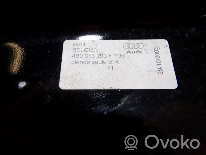 Audi A6 S6 C5 4B B-pilarin verhoilu (yläosa) 4B0853290F