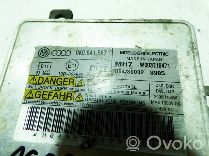 Audi A6 S6 C6 4F Sterownik / moduł świateł Xenon 8K0941597