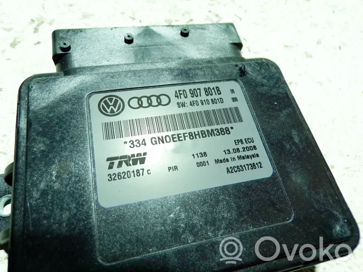 Audi A6 S6 C6 4F Módulo de control del freno de mano 4F0907801B