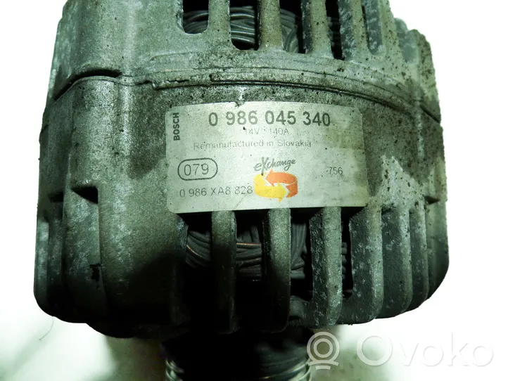 Volkswagen Caddy Alternator 0986045340