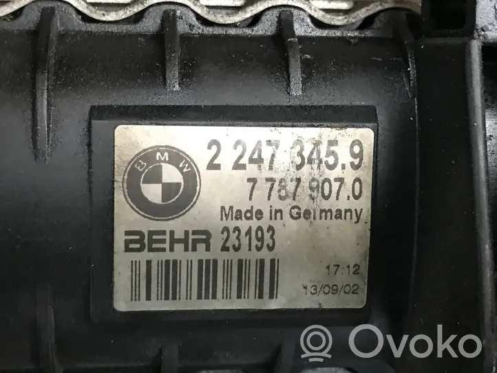 BMW 5 E39 Radiatore di raffreddamento 7787907
