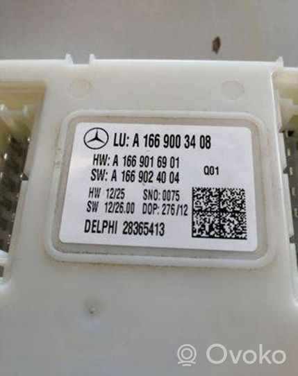 Mercedes-Benz GL X166 SAM vadības bloks A1669003408