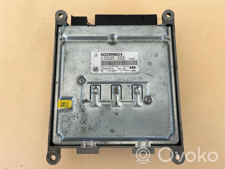 Mercedes-Benz S W222 Amplificateur de son A2229006514