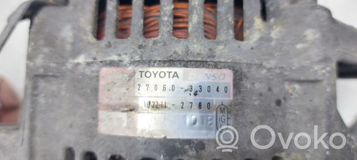 Toyota Yaris Verso Generatore/alternatore 2706033040