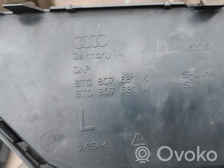 Audi A5 8T 8F Grille inférieure de pare-chocs avant 8T0807682K