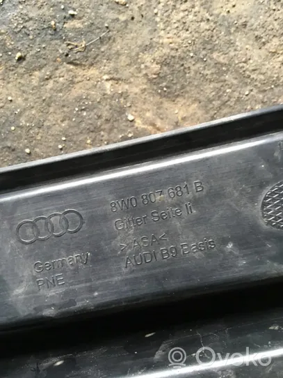 Audi A4 S4 B9 8W Etupuskurin alempi jäähdytinsäleikkö ZDERZAK-7324