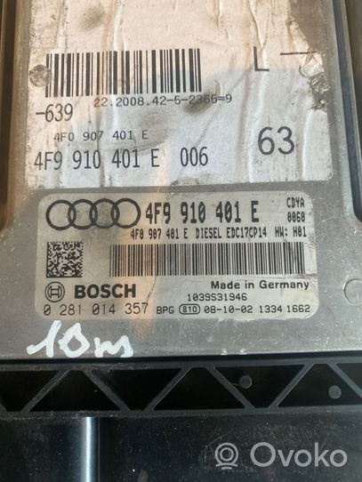 Audi A6 S6 C6 4F Dzinēja vadības bloks 4F9910401E